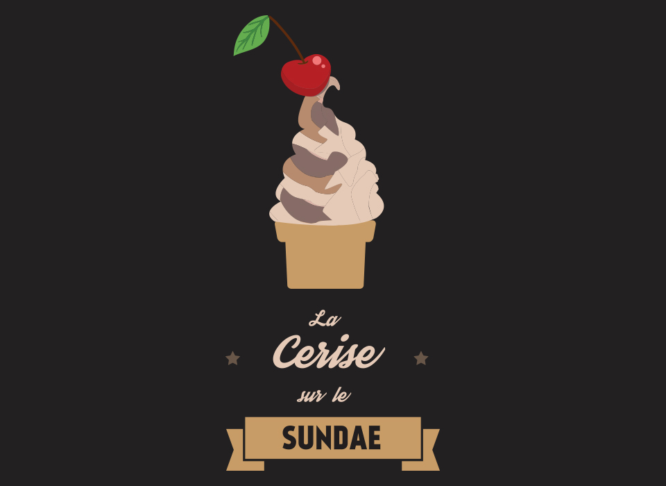 La cerise sur le sundae