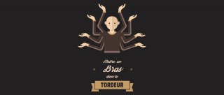 Mettre un bras dans le tordeur